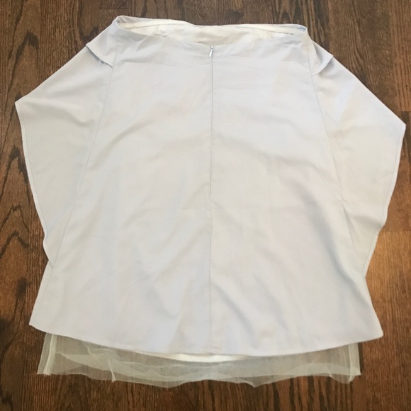 Strapless Blue Ruffled Dress - Picture 2 of 3